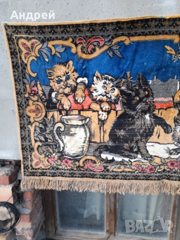 Старинен ковьор,покривка за стена #279, снимка 3 - Антикварни и старинни предмети - 53430954