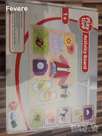 Playtive activity board - дървена дъска, снимка 2 - Образователни игри - 48319951