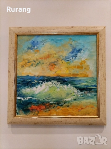 Авторска Маслена живопис,, Сезони ", снимка 9 - Картини - 52973643