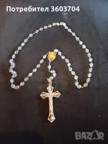 старо кръстче с верижка, снимка 2 - Колиета, медальони, синджири - 54301983