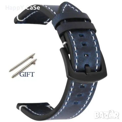 RETRO Кожена каишка за Huawei Watch/Samsung/Xiaomi/Garmin/Apple/Amazfit, снимка 10 - Каишки за часовници - 50048393