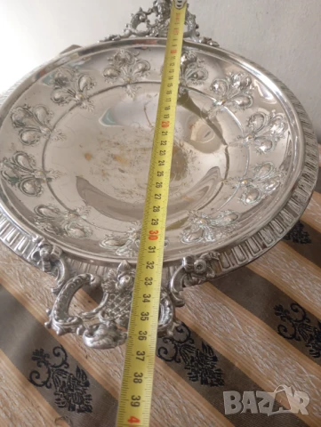 Купа,фруктиера арт деко, снимка 4 - Антикварни и старинни предмети - 50844558