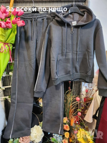 Дамски Ватиран Спортен Комплект🔝Дамски Спортен Екип - 2 Налични Цвята Код I_158, снимка 3 - Спортни екипи - 52262037