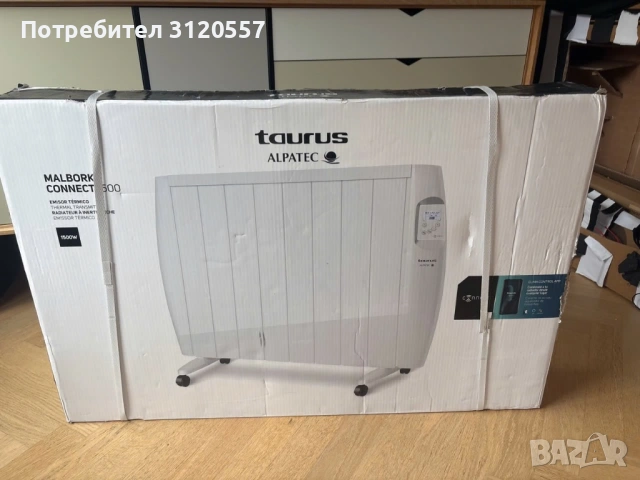 Маслен радиатор Taurus Malbork Connect 1500/2000W с опция за управление чрез Wi-Fi, снимка 4 - Отоплителни печки - 53360158