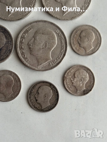 Лот монети 8 броя сребро царство и княжество България , снимка 8 - Нумизматика и бонистика - 53776894