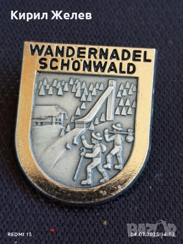 Рядка значка ски курорт Шьонвалд Германия рядка за КОЛЕКЦИЯ ДЕКОРАЦИЯ 35383, снимка 2 - Колекции - 50906876