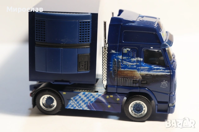 HERPA H0 1/87 VOLVO FH 12 КАМИОН МОДЕЛ ХЛАДИЛЕН ТИР, снимка 5 - Колекции - 53250579