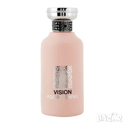 Оригинален Арабски парфюм Vision Pour Femme Eau De Parfum 100ml Spray. Цитрусова свежест: Началните , снимка 3 - Дамски парфюми - 45787077