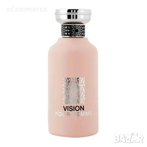 Оригинален Арабски парфюм Vision Pour Femme Eau De Parfum 100ml Spray, снимка 4 - Дамски парфюми - 47518959