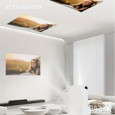 Видео Проектор Смарт ANDROID Преносим 11.0 1GB RAM 8GB ROM , снимка 5 - Плейъри, домашно кино, прожектори - 53878857