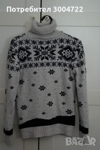 Коледен пуловер, снимка 2 - Блузи с дълъг ръкав и пуловери - 50443773