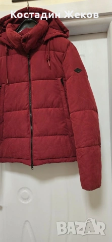  Мъжко оригинално късо зимно яке с капитуниран дизайн. Lee Cooper. Като ново. , снимка 15 - Якета - 53242401
