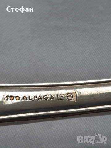 Комплект посребрени прибори, снимка 13 - Антикварни и старинни предмети - 52452047