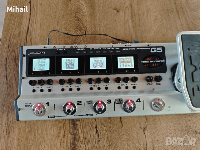Zoom G5 Multi-Effects & Amp Simulator Pedal , снимка 4 - Китари - 53675776