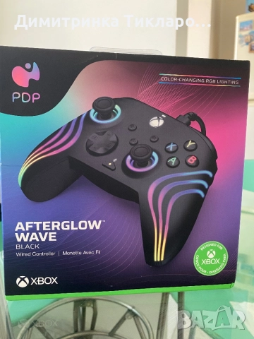 Контролер PDP Afterglow wave black XBOX