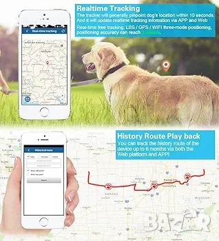 Winnes Collar GPS без абонамент за кучета, GPS тракер, снимка 2 - Друга електроника - 47076332