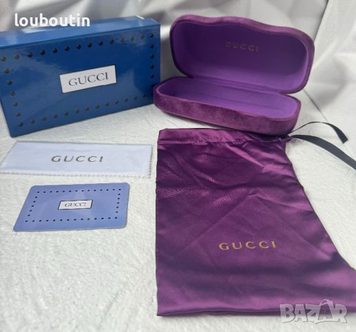 Gucci 2024 дамски слънчеви очила правоъгълни GG1325, снимка 13 - Слънчеви и диоптрични очила - 46508011