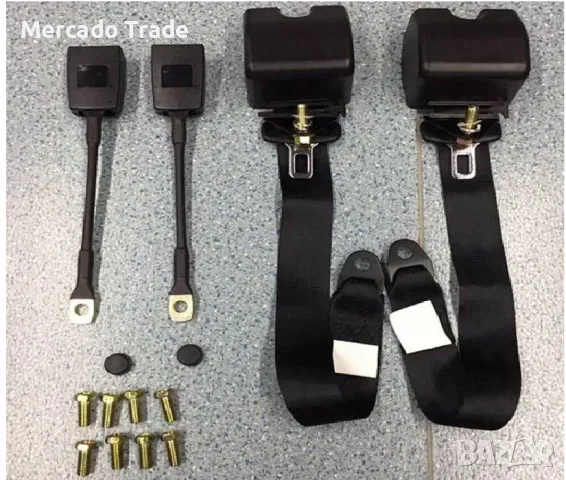 Универсален комплект Mercado Trade от 2 броя автоматичен предпазен колан за автомобил, снимка 2 - Аксесоари и консумативи - 50056407