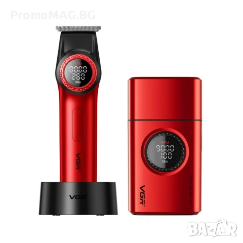 Комплект 2в1 VGR Тример и самобръсначка V-977 & V-377, снимка 2 - Друго оборудване - 53350071