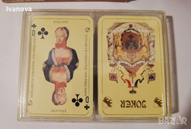 Комплект ретро карти, оригинални ASS, снимка 2 - Карти за игра - 53774870