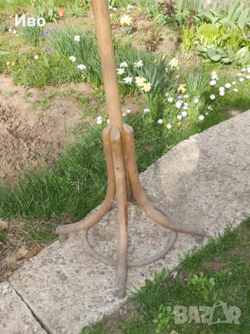 Стара дървена закачалка за дрехи , снимка 3 - Закачалки - 54237429