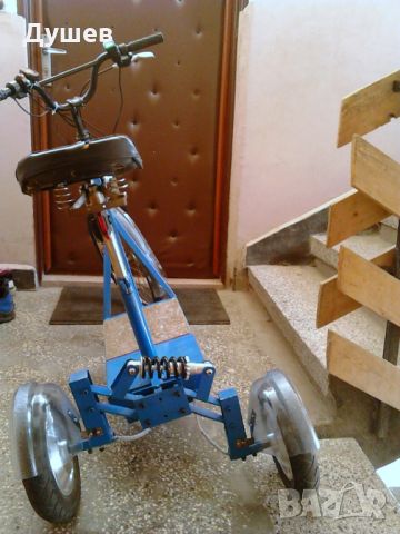 Електрическа триколка. Накланяща се (Tilting Trike), снимка 2 - Скейтборд, ховърборд, уейвборд - 46088302