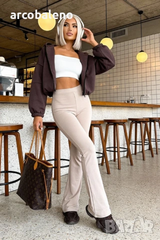 Дамски оформящи разкроени панталони Dream Fit Regular, 2цвята , снимка 8 - Панталони - 53758440