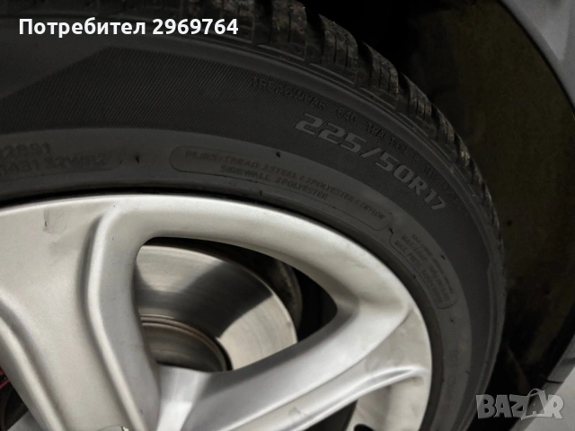 джанти с гуми audi 17 , снимка 2 - Гуми и джанти - 53480608