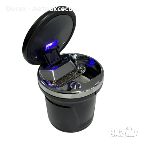 Пепелник за автомобил с LED диод PA1136, снимка 3 - Аксесоари и консумативи - 53901546