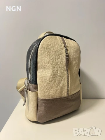 Уникална дамска раница от висококачествена естествена кожа., снимка 2 - Раници - 41644321