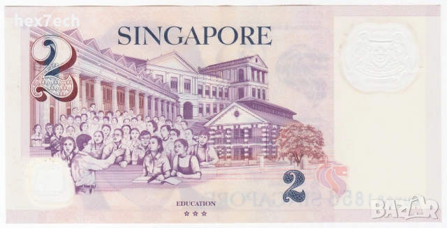 ❤️ ⭐ Сингапур 2006-2024 2 долара полимер ⭐ ❤️, снимка 3 - Нумизматика и бонистика - 53963412
