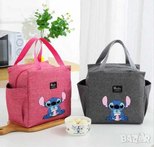 Голяма Термо чанта за храна Лило и Стич, Lilo and Stitch , снимка 5 - Раници - 50663974