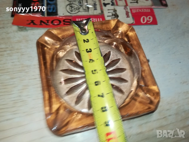 КРАСИВ СТЪКЛЕН ПЕПЕЛНИК 0709251645, снимка 14 - Антикварни и старинни предмети - 51633960