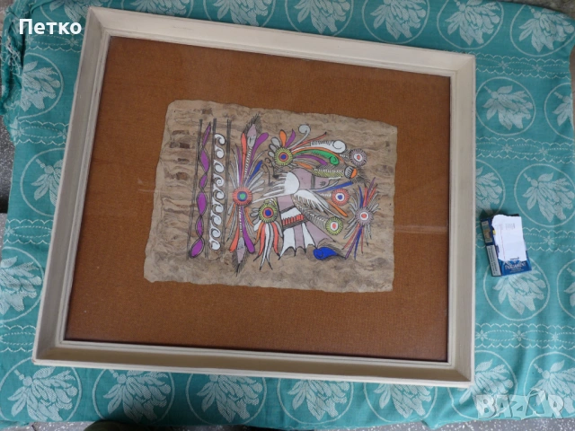 Стара картина 59 / 49 см, снимка 7 - Антикварни и старинни предмети - 53635536