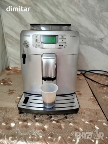 Кафе автомат Saeco Intelia, снимка 14 - Кафемашини - 51544234