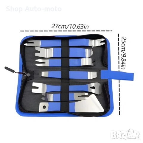 Инструменти за демонтаж Automat-за интериорни елементи, 7 части, снимка 3 - Аксесоари и консумативи - 53910160