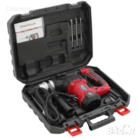 Перфоратор Steinhaus PRO-RH 1501, снимка 4 - Куфари с инструменти - 52540973