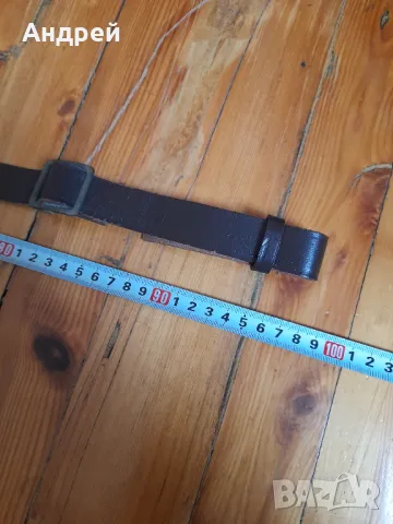 Стара кожена ремъчка,ремък за пушка #14, снимка 6 - Други ценни предмети - 49609878