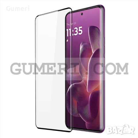 Протектор за Целия Екран Full Glue за Motorola Edge 60 Pro, снимка 4 - Фолия, протектори - 53259477