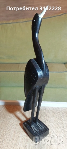 Дърворезба масив за ценители височина 34см , снимка 2 - Декорация за дома - 54165492