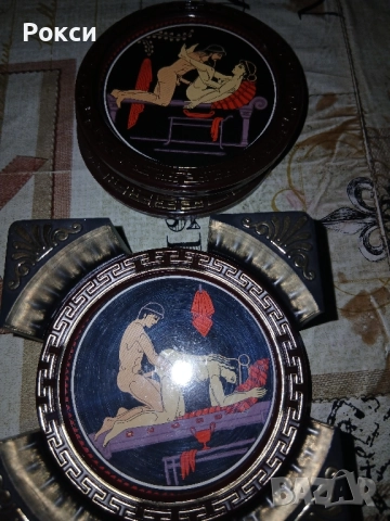 Подложки за чай кафе камасутра Гръцки, снимка 12 - Антикварни и старинни предмети - 51987450