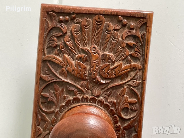 Попивателна за мастило (дървено преспапие)., снимка 4 - Антикварни и старинни предмети - 53792096