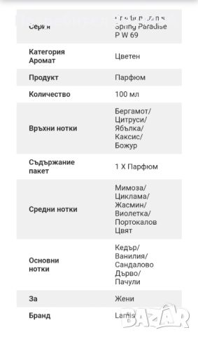 Тоалетна вода, снимка 2 - Дамски парфюми - 46275581