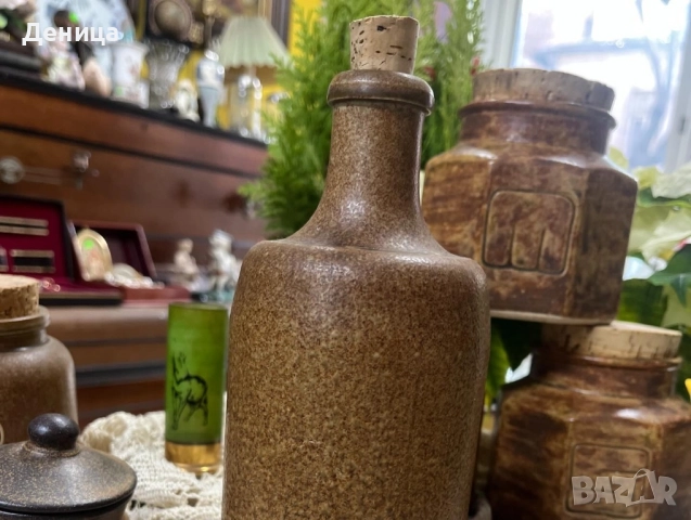 Керамични съдчета за съхранение Бутилка-22 см Цена-13 лв /6.65€  , снимка 14 - Кутии за храна - 52942063