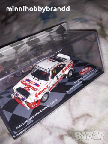 Porsche 911 SC Ford Escort RS1600 Renault Clio R3T Rally Monte-Carlo 1.43 Eaglemoss. Top  Models ., снимка 7 - Колекции - 46572418