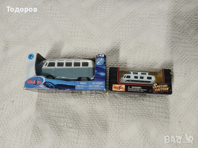 Ретро колекционерски колички Maisto VW BUS
