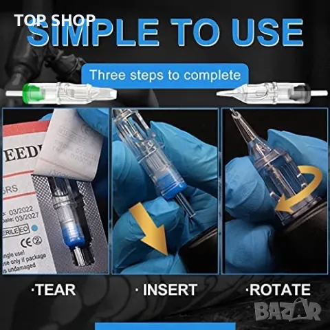 Нов комплект смесени Консумативи Игли мастило за татуировка татус начинаещи, снимка 3 - Тримери - 49945172