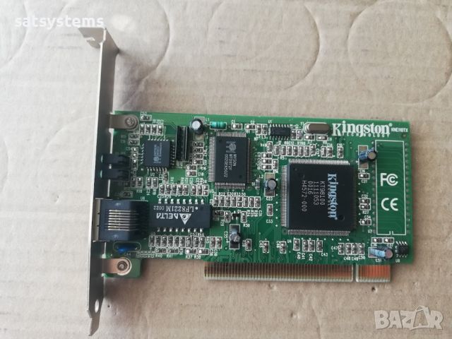 Kingston KNE110TX/20 Fast EtheRx 10/100 Server PCI Ethernet Adapter Card, снимка 1 - Мрежови адаптери - 46129689