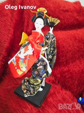 японска кукла самурайски водач и гейша, снимка 7 - Кукли - 53243896