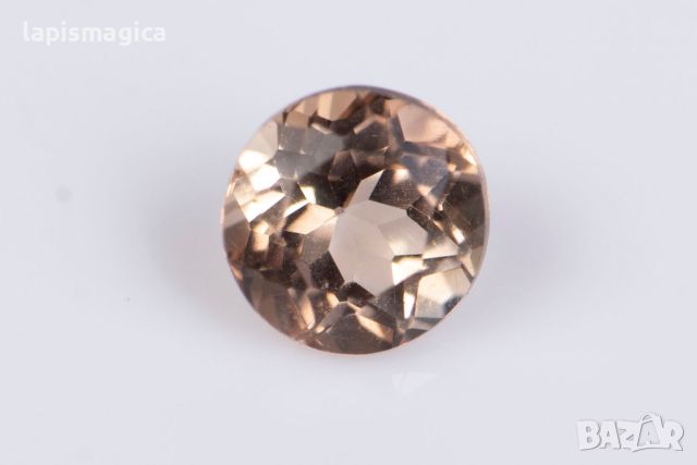 Топаз цвят шампанско 0.31ct 3.9mm кръгла шлифовка #1, снимка 1 - Други - 46007538